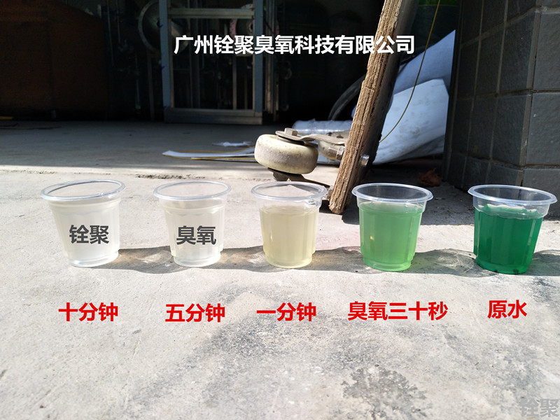 食品污水臭氧发生器用于脱色实例